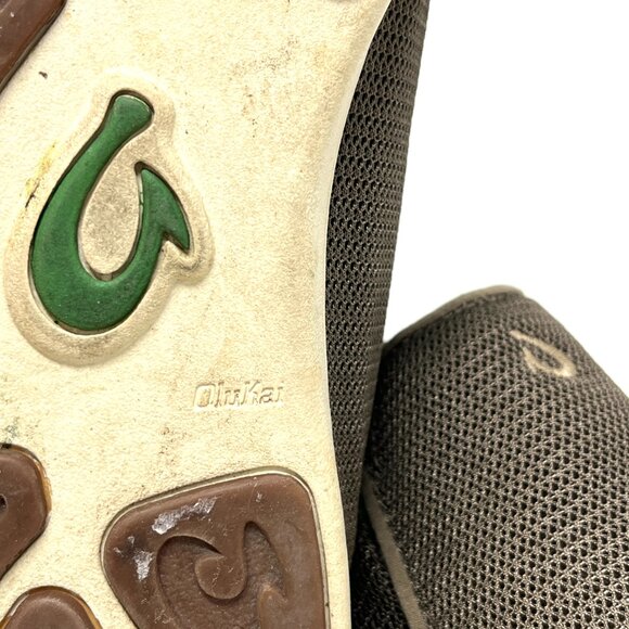 Olukai NOHEA MESH Men's Size 10US Brown Casual Slip On Shoes - Picture 9 of 10